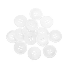 14 Pcs Natural Shell Button, 4 Hole Mother of Pearl Button 20mm Sewing Button