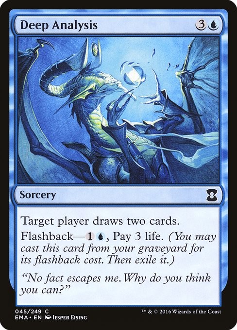 Deep Analysis Foil Eternal Masters 45 NM MTG
