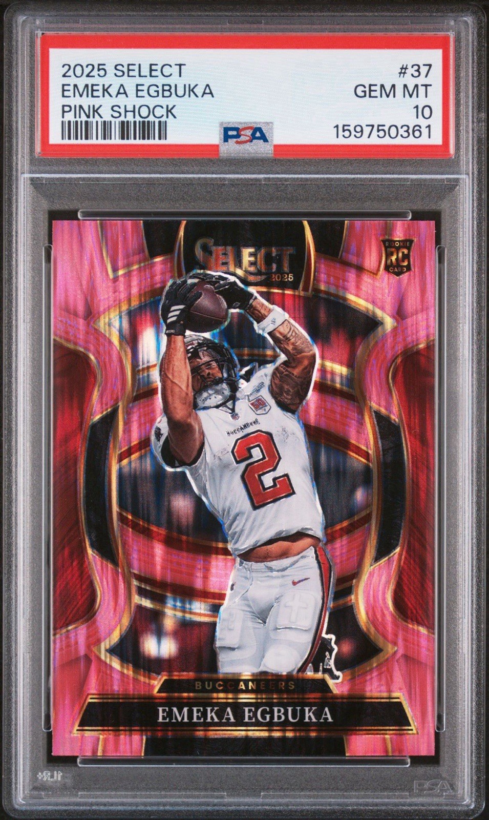 Emeka Egbuka Panini Select #37 Pink Shock