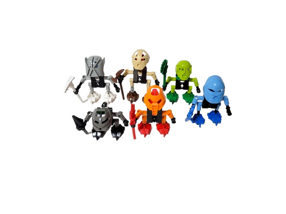 LEGO Bionicle Lot Turaga 2001 All 6 Village Elders of Mata Nui (8540 8545) - Image 2 of 4