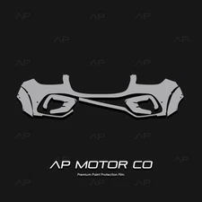 Mercedes 24-26 GLS 450 AMGLine Front Bumper Paint Protection PPF Pre-Cut Gloss