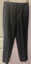 Pendleton Vintage 100 Virgin Wool Pleated Trouser Pants Navy Blue Sz 12 NWT