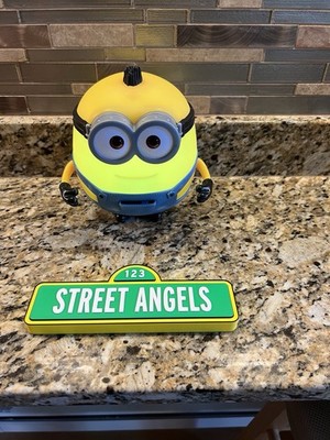 Minions Babble Otto Interactive Toy Action Figure Large w/ Sounds Lights, Works!