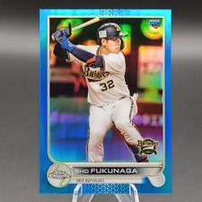 2022 Topps Chrome NPB - Sho Fukunaga #144 Blue Refractor /150 (RC)