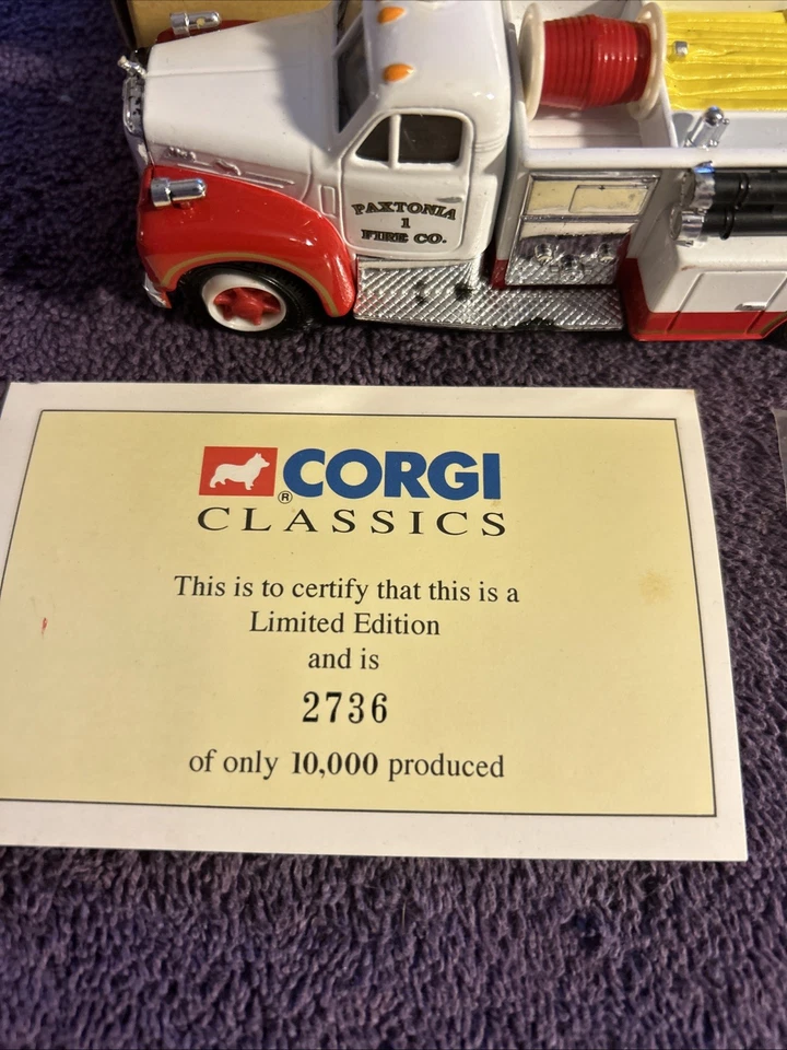 Corgi 98486 , Paxtonia Fire CO Mack B Series Fire Truck, New - Image 2 of 4