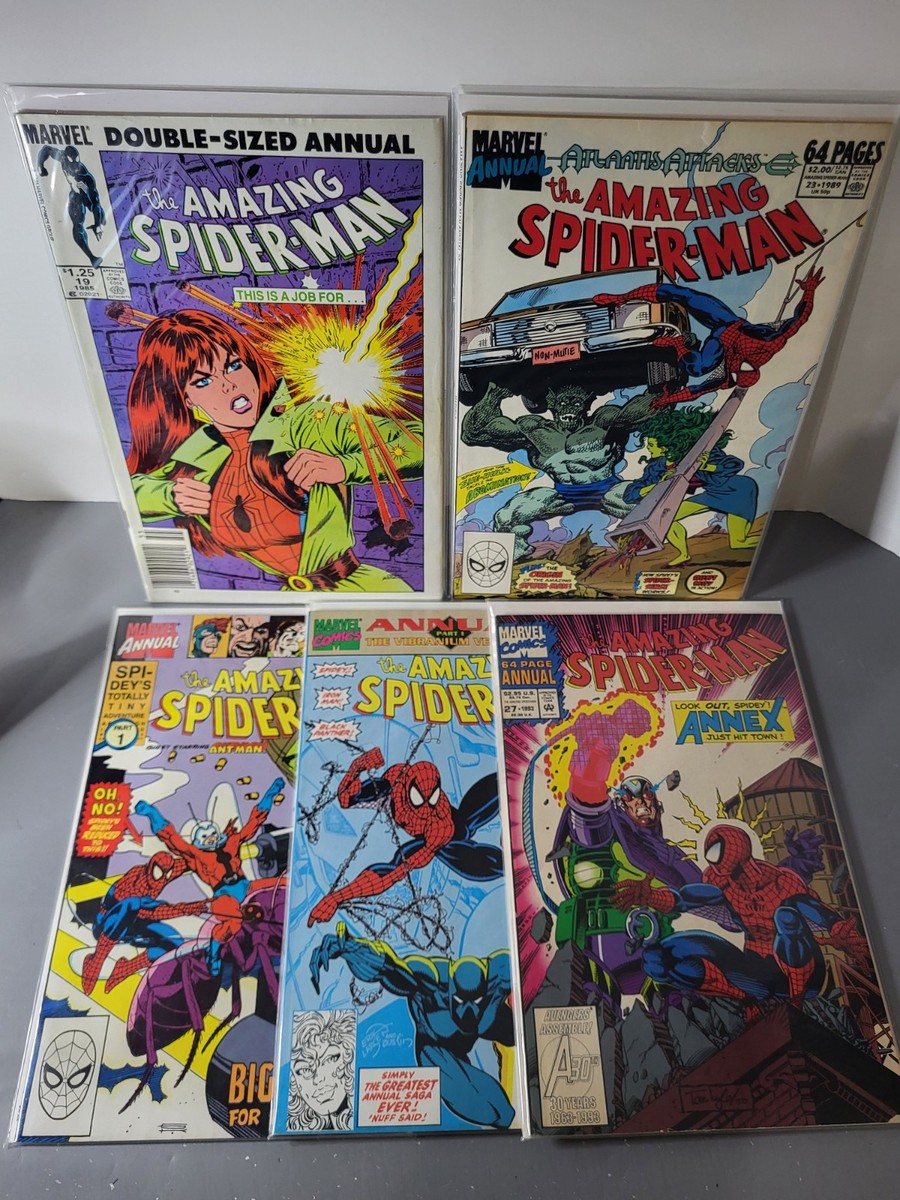 Amazing Spider-man Vol . 1 (5) Comic Lot All Annuals 19-23-24-25