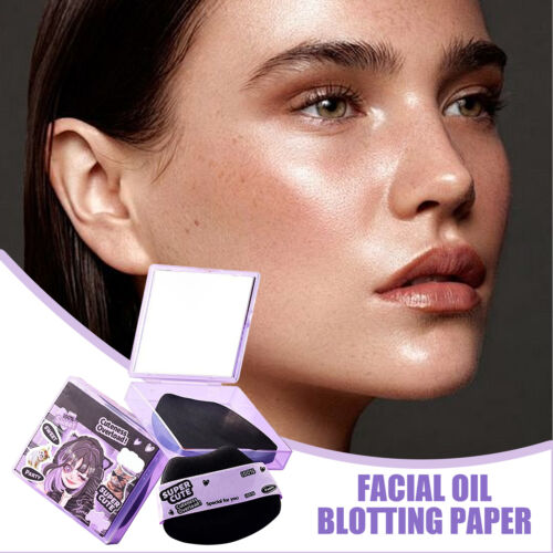 100 Sheets Oil Blotting Sheets For Face Facial Oil Absorbing Sheets Tissues - Picture 7 of 12