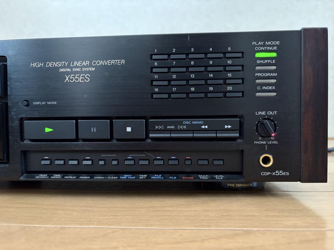 SONY CDP-X55ES CD Player High Density Linear Converter Color