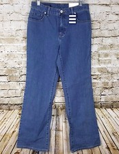 Lands End Jeans Women's Size 4 Stretch Comport Blue Denim Pants Casual NWT