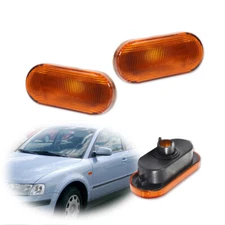 Amber Lens Side Marker Light Housings For 99-04 VW MK4 Golf Jetta GTI R32 Beetle