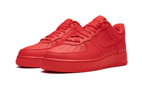 Nike Air Force 1 LV8 Low Triple Red University Shoes Sneakers Mens Womens Kid - Picture 1 of 16