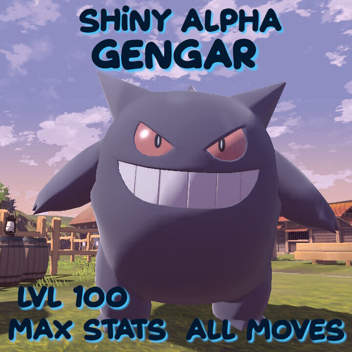 ✨Shiny Gengar / Alpha Max Stats✨ Pokemon Legends: Arceus 🚀Fast Pokémon  Trade🚀