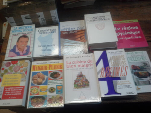 Lot 22 Lbs Dietary Health Slimming Recipes Healthy Eating - Picture 1 of 3