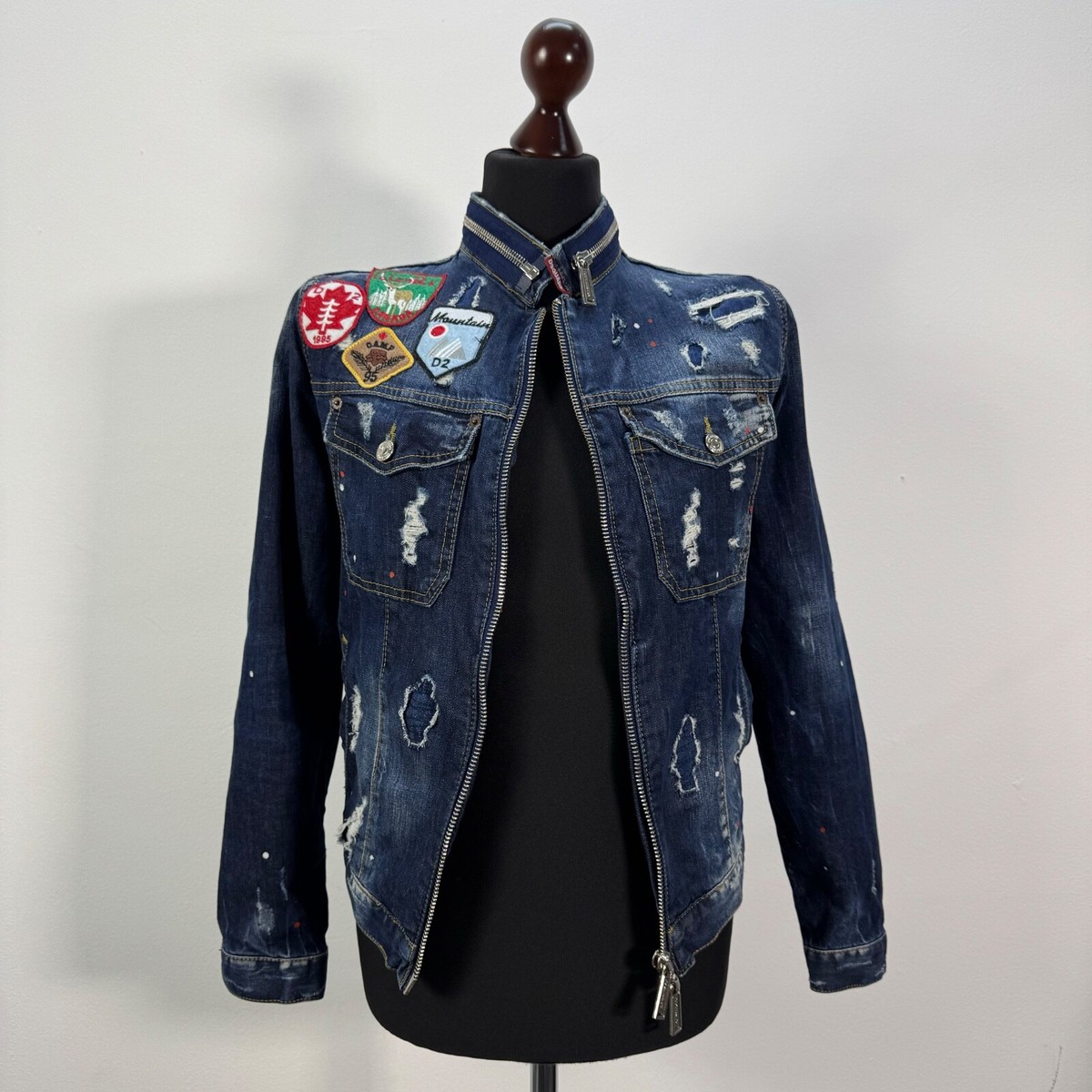 Dsquared2 Over Patches Denim Jacket | eBay