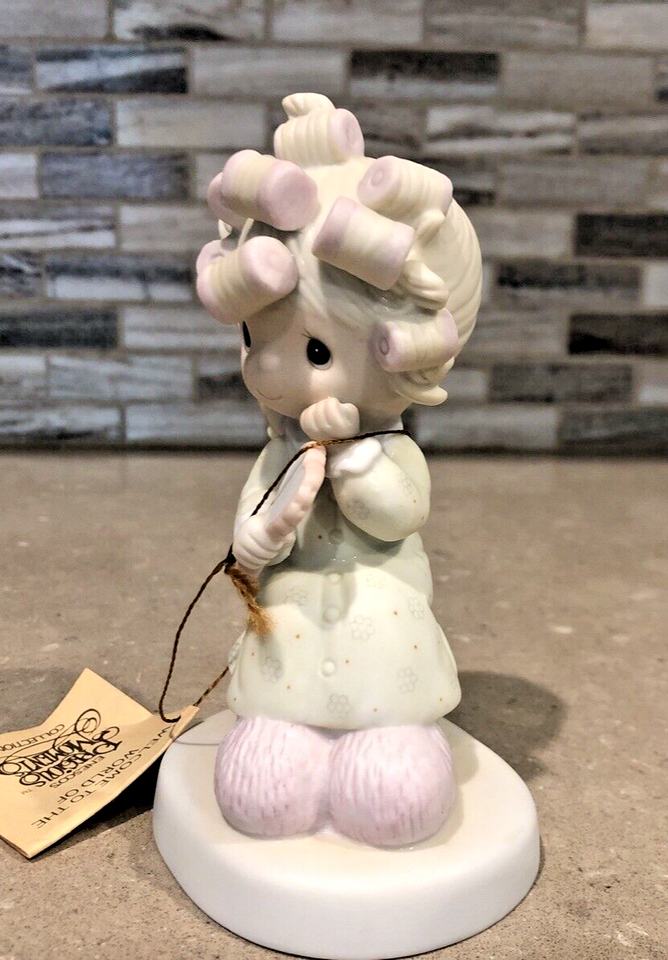 VTG Lot of 2 Precious Moments "Eggs Over Easy" "Smile God Loves You" w