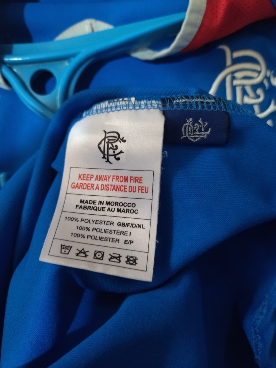 Maillot De Foot Rangers Glasgow Domicile 2003-2005 - Umbro - Taille M - Occasion