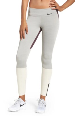 nike zip front leggings