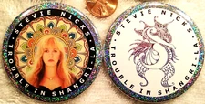 Stevie Nicks PIN BUTTON SET Shangri-la Fleetwood Mac Christmas Gift Cyber Sale