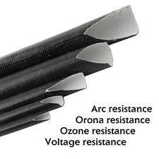 Heat Shield Fiberglass Silicone Wire Sleeving Electric Wire Wrap Insulation Lot