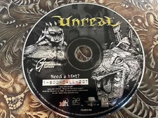 Unreal (PC, 1998), GT Interactive Software, Rated M, 1 Disc, No Case