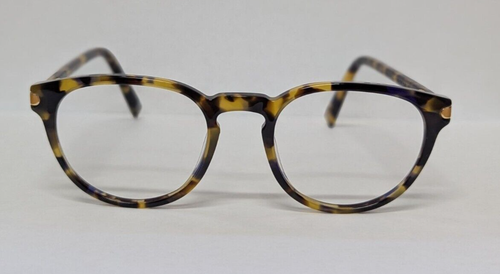 Warby Parker Percey 3253 Eyeglasses Frame Tortoise w/ Violet Italy 49-19-135