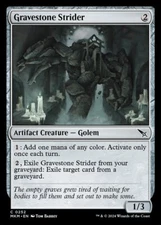 MTG Murders at Karlov Manor *FOIL* C Gravestone Strider #0252