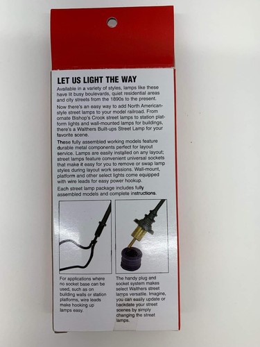 HO Scale Walthers Cornerstone Lamps Built-Ups #933-1096 Street Light - Picture 3 of 7