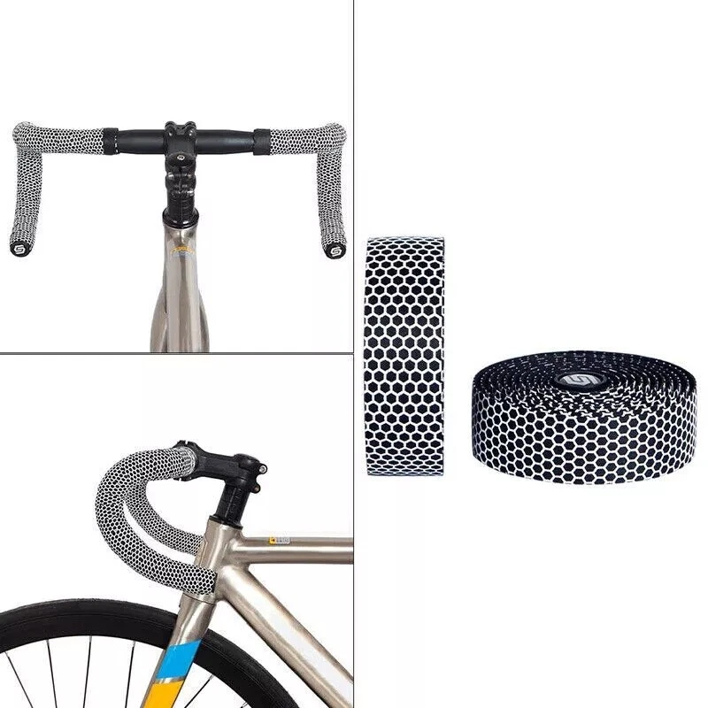 2xThick Bicycle Handlebar Tape Bar Drop Wrap MTB Road Bike Anti-Slip Punch - Image 4 of 4