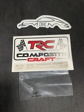 TRC Composite Craft Vintage RC Car Part # 5156 Front Susp Springs .022” (Stiff)