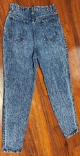 Vintage 80's STEFANO Button Fly Acid Wash Mom Jeans Womens Size 12 26x29 Retro