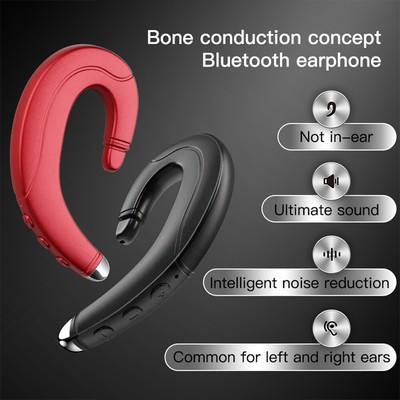 Bluetooth 5.0 Bone Conduction Headphones Wireless Earphone Stereo Sport Headset
