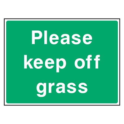 Keep off Grass Schild oder Aufkleber | COUN0073