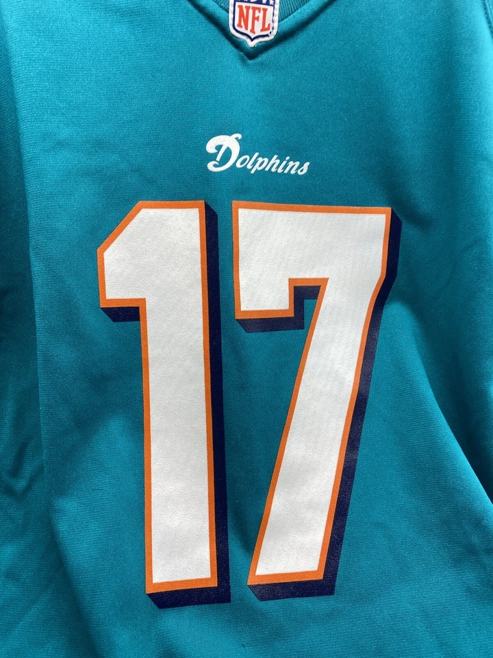 Camiseta de futebol Ryan Tannehill #17 Miami Dolphins Nike On Field jogadores da NFL - Imagem 2 de 4