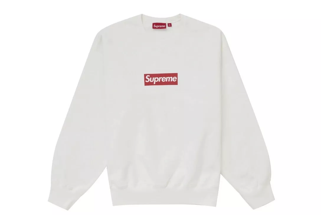 Logo Supreme boîte lavée col rond taille L SS25 neuf