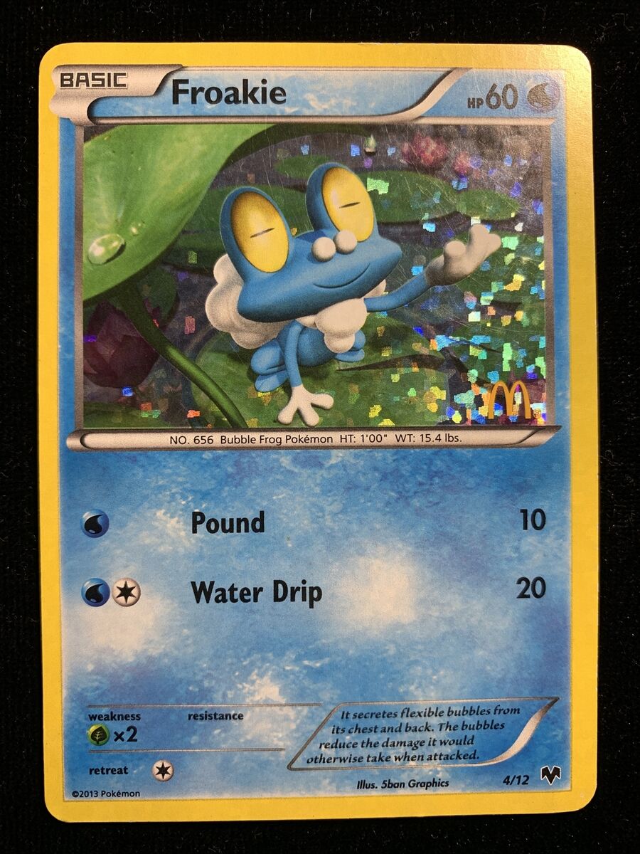 Froakie - 4/12 - McDonald's Holo Promo