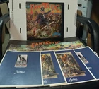 ELTON JOHN CAPTAIN FANTASTIC ORIGINAL VINYL LP WITH POSTER AND BOOKLETS