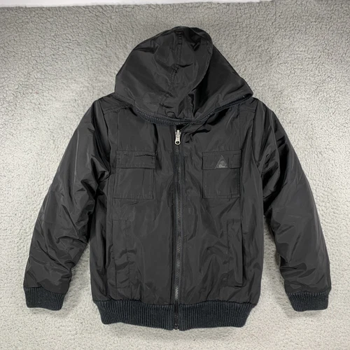 Giubbotto bambino Christian Dior zip taglia 10A nero foderato bomber idrorepellente