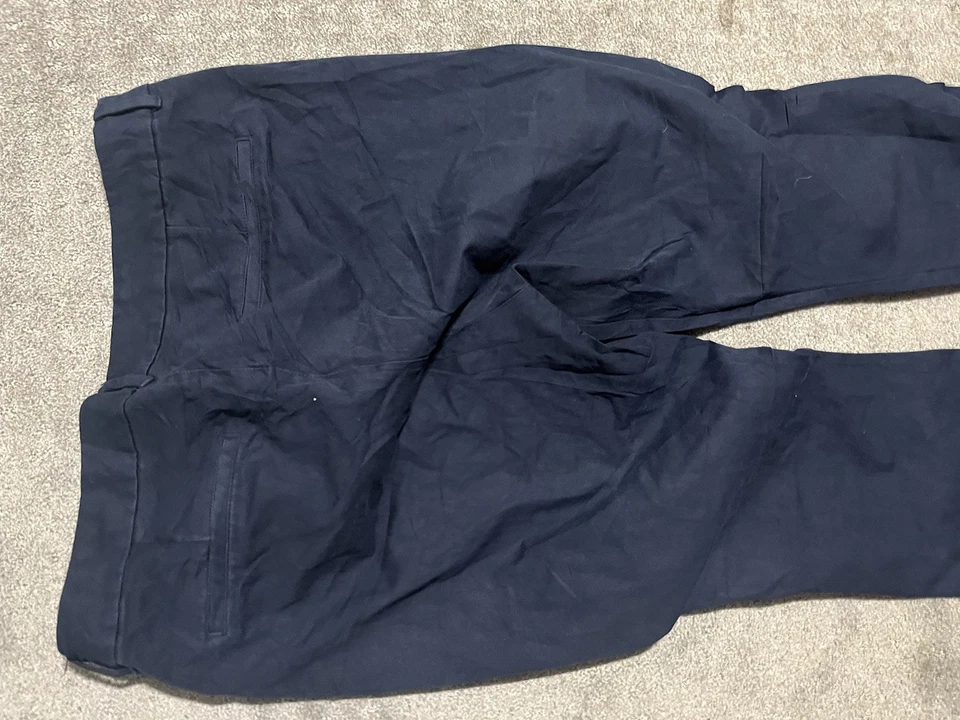 Old Navy Women's High Rise Pixie Flare Pants Navy Blue Solid Size: 16 (Tall) - Image 4 of 4