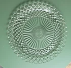 Vintage Anchor Hocking 14" Clear Glass Plate - Waterford Waffle Diamond Pattern