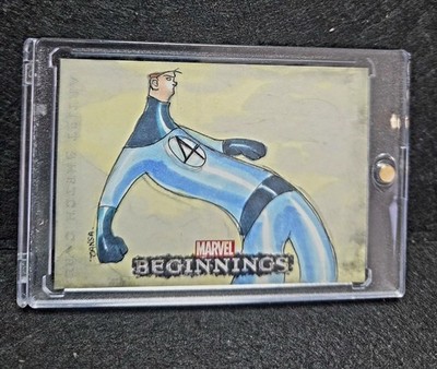 2012 Upper Deck Marvel Beginnings S3 Sketch Card Mr.Fantastic 1/1