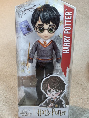 Lot of 2 Hermione Granger and Harry Potter w/Wand 8" Poseable Dolls NEW in Box - Picture 8 of 13