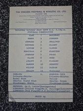 CHELSEA RESERVES V NORWICH CITY RESERVES 1978-79 COMBINATION