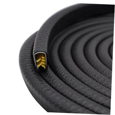 Automotive Door Weather Stripping Car Door Rubber Edge Trim Seal Strip 20Ft