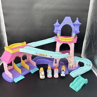 Fisher-Price Little People Disney Princess Klip Klop Castle, Stable Only -Works