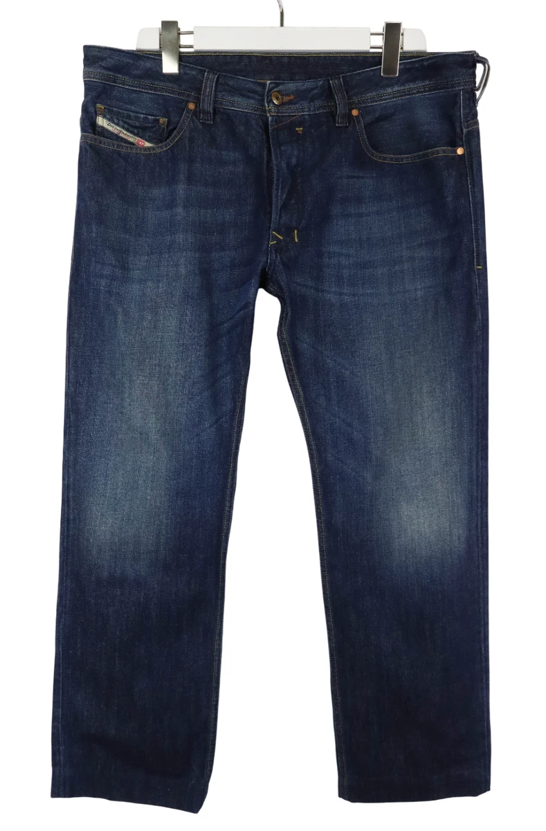 Diesel Uomo Jeans Safado RB065 Blu | Denim Dritto Di Lusso Taglia 32/32 Nuovo