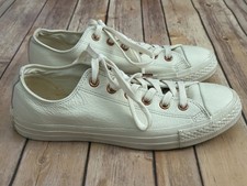 Converse Chuck Taylor All Star Craft Leather Low Top Sneakers Men  s 8 Women  s 10