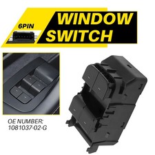 For 2021-2022 Tesla Model Y 3 Front left Power Window Switch Matte 1081037-02-G