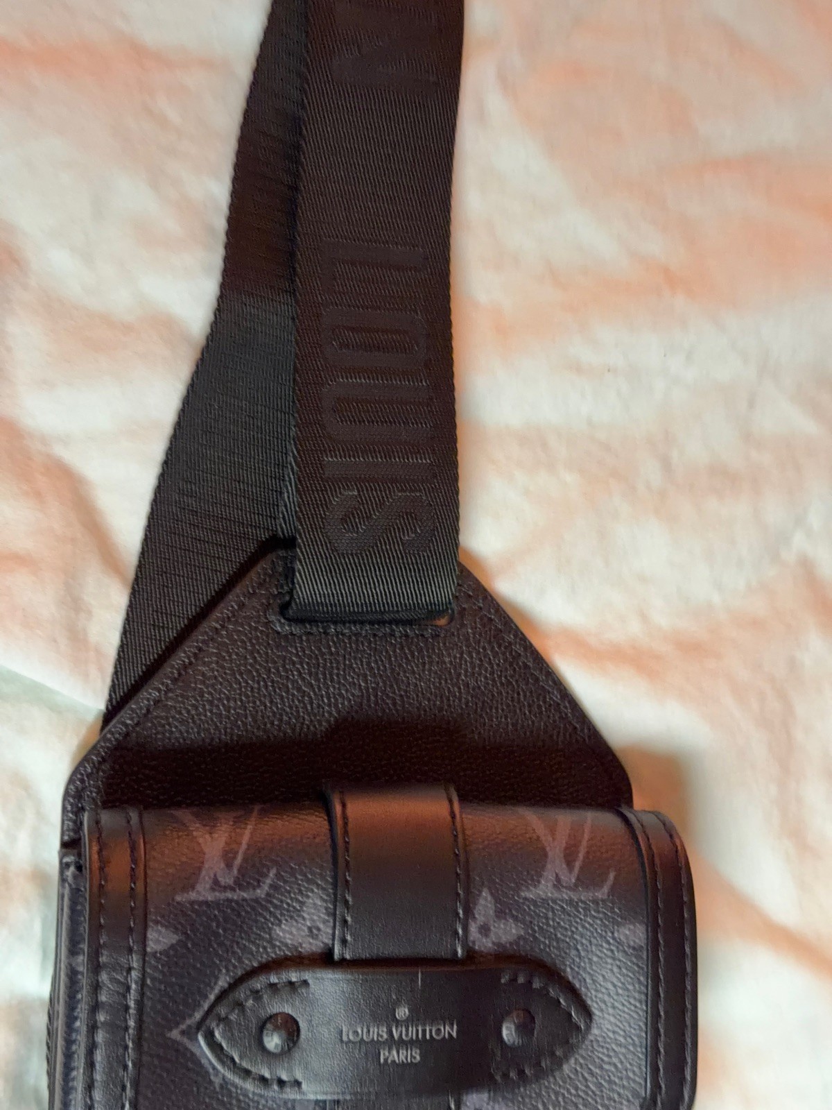 Authentic LOUIS VUITTON Monogram Eclipse Saumur S… - image 6