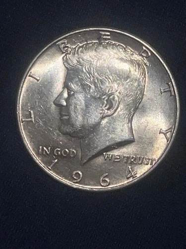 1964 D Kennedy Half Dollar, Silver 1964-D Kennedy