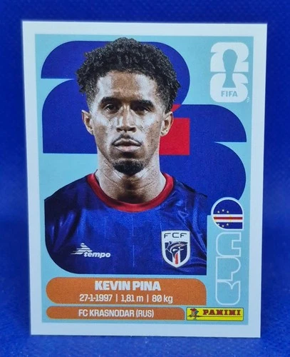 2026 Panini FIFA World Cup Sticker Kevin Pina #CPV 10 -Cape Verde
